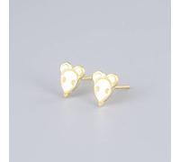 -Plated Earrings Rat Cow Tiger Dragon Snake Horse Sheep Monkey Chicken Natal Year Earrings Mouse