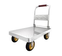 Plateforme en acier robuste - Capacidad de carga de 600 kg - 90 x 60 cm - Carro flexible para verter faciliter le transport et le stockage - Parfait pour les entrepôts et l'utilisation