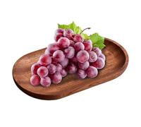 Platero de servicio de madera - Counter Bande - Platero de postres de 18 cm | Bandeja de servicio de madera maciza hecha a mano para una elegante presentación de alimentos | Perfecto para restaurant