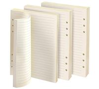 PLATEYTR 135 Hojas Papel de Recambio A5 Hojas de Recambio Papel de Puntos para A5 con 6 Anillas Insertos de Cuadernos Diarios Agenda Filofax Bullet (8,26 x 5,59 Pulgadas)