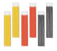 PLATEYTR 36 Piezas Negro 2.8mm HB Recarga de Minas para lápiz de Carpintero, Estudio de Larga duración de Minas de lápiz mecánico de construcción de Madera
