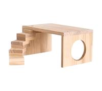 Platforms for Hamster Cage, Wooden Hamster Toys, Space-Saving Climbing Toy for Small Animals, Guinea Pigs, Gerbils, Chinchillas and Mice, 9.84 x 5.51 x 4.33 inches