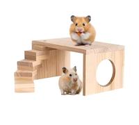 Platforms for Hamster Cage, Wooden Small Animal Toys, Space-Saving Climbing Accessory for Guinea Pigs, Gerbils, Chinchillas, Mice, Indoor Enclosure Habitat Fun, 9,84 x 5,51 x 4,33 pulgadas