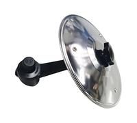 Platillo Bateria para Coche Platillo de choque coche, ventilación aire, mini tambor, platillos disparo manual, instrumento musical(1Pcs Silver)