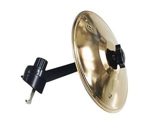 Platillo Bateria para Coche Platillo de choque coche, ventilación aire, mini tambor, platillos disparo manual, instrumento musical(1Pcs Gold)