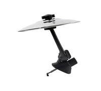 Platillo Bateria para Coche Platillo de rejilla ventilación for coche, mini tambor con clip for amantes la música, accesorio divertido for conducir gancho ajustable(1Pc Silver)