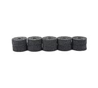 Platillo de Almohadilla de Fieltro de 10pcs Engrosado para Tambor de Jazz, Accesorios Indispensables con Uso Práctico y Conveniente, No Demasiado Rígido (GREY)