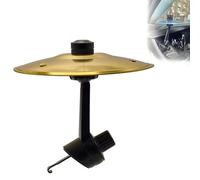 Platillo for Coche, De Choque, Accesorio Batería Ventilación, Dedo Metal Creativo Y Divertido, Accesorios Vehículos(Gold)