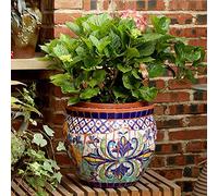 Platillo para plantas, Maceta grande redonda española for exterior o interior, maceta de cerámica for bonsái, decoración jardín, creativa for plantas en, estilo pastoral, mediterránea varios tamaños
