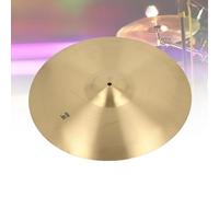 Platillo Ride, Platillo de Tambor de Jazz de Latón, Platillo de Sonido Nítido, Platillos de Tambor, Tambor de Percusión para Entusiastas de la Música Profesional (20 pulgadas)