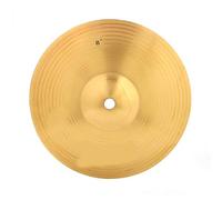 Platillo Splash 8 Pulgadas para Batería Jazz Drum, Latón Auténtico con Acabado Tradicional, Ideal para Estilo Duradero, Toallitas Incluidas - Compatible con Instrumentos de Percusión Profesionales