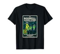 Platillo Volador de Moda Roswell Aliens 1950's Retro Camiseta