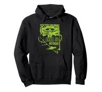 Platillo Volador Extraterrestre Extraterrestre UFO Distressed Area 51 Sudadera con Capucha