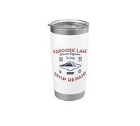 Platillo volador Papoose Lake Area 51 Funny Vintage UFO Vaso térmico de acero inoxidable de doble pared