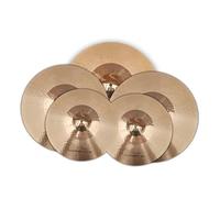 Platillos Crash Juego De Platillos B10 Hi-Hat De 14"+Crash De 16"+Crash De 18"+Ride De 20" Para Batería