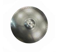 Platillos De Bajo Volumen Platillo Mudo Silencioso Splash Silver De 8 Pulgadas Para Practicar Juego de Platillos