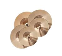Platillos de Batería Juego De Platillos De Aleación De Bronce, 5 Uds., 14''Hi-hat/16''Crash/18''Crash/20''Ride Cymbal Con Bolsa Para Platillos