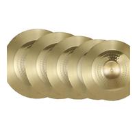 Platillos de Batería Juego De Platillos De Aleación De Tambor Profesional, Platillo De Práctica De Platillo De Paseo De 14 ", Charles/16" Crash/18 "crash/20", 5 Uds.