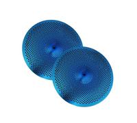 Platillos de Batería Juego De Platillos De Práctica De Bajo Volumen, 2 Uds., Charles De 14" Para Instrumentos De Batería (Color : C)