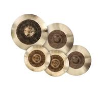 Platillos de Batería Juego De Platillos Hechos A Mano De 5 Uds., Platillos De Paseo De 14 "Hihat/16" Crash/18 "Crash/20" Con Bolsa Para Platillos Para Batería
