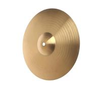 Platillos de Batería Platillo De Choque De Tambor De Aleación De Cobre Para Principiantes, Accesorios De Instrumentos De Percusión De Latón Duraderos (Color : 12 inches)