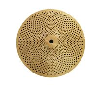 Platillos de Batería Platillo Mudo De Color Dorado, Platillo Splash De 10 ", Platillos De Bajo Volumen, Platillos Silenciosos Para Batería De Jazz