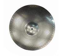 Platillos de Batería Platillos De Tambor De Bajo Volumen Platillos Splash De 12 Pulgadas Platillo Silencioso Plateado Para Practicar