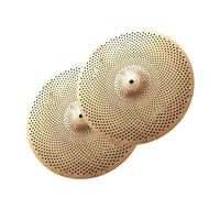 Platillos de Batería Platillos Mudos Platillos De Bajo Volumen Platillos De Charles De 13" Para Bateristas Platillos De Práctica (Color : A)