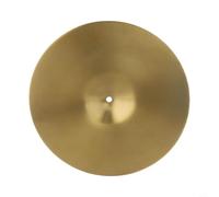 Platillos de latón de percusión de tambor de 8 a 16 pulgadas para Splash Crash Ride Hi-Hat brillante brillo melodioso equipo musical (14 pulgadas)