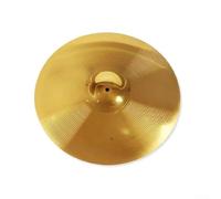 Platillos de latón para kit de batería, 6, 8, 10, 12, 14, 16 pulgadas para jazz Hi-Hat Crash para salpicaduras, percusión musical, dorado brillante (8 pulgadas)