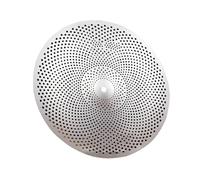 Platillos de práctica de tambor silenciadores con tecnología especial de perforación, aleación de supresión de ruido para ensayos en interiores, bajos volúmenes