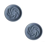 Platillos de resina para plantas, paquete de 2 para uso en interiores y exteriores, bandejas de goteo resistentes que ayudan a controlar el exceso de agua y mantener la salud de las plantas (11,5 cm
