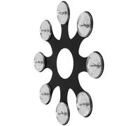 Platillos de tambor de acero inoxidable, accesorio para campanas de pandereta para mejorar los efectos de sonido y choque, accesorios de percusión, efectos de acero de tambor
