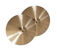 Platillos Hi-Hat de 14 pulgadas, 2 piezas de instrumentos de percusión profesionales hechos a mano para juegos de batería, artesanía de calidad para músicos y bateristas