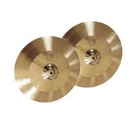 Platillos Hi-Hat de 14 pulgadas, 2 piezas de instrumentos de percusión profesionales hechos a mano para juegos de batería, artesanía de calidad para músicos y bateristas