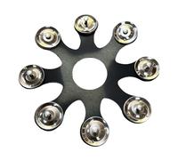 Platillos Hi Hat, juego de platillos de tambor de acero inoxidable negro, montables, accesorios profesionales a prueba de óxido, suministros de batería multifuncionales para varias músicas