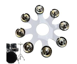 Platillos Hi Hat, platillos de tambor negros montables de acero inoxidable, accesorios profesionales de a prueba de óxido, suministros de batería multifuncionales para varias músicas