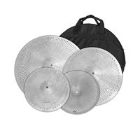 Platillos Juego De Platillos Mudos De Cuatro Piezas Charles De 13 "+ Crash De 16" + Ride De 20 "+ Bolsa Para Batería De Jazz