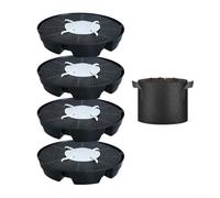 Platillos para plantas de riego automático, paquete de 4 con sistema de riego automatizado para un uso cómodo en interiores y exteriores (B)