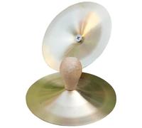 Platillos pequeños: metal/madera de 9 cm, juego de dedos, instrumento de música de baile | Perfecto para danza del vientre, adultos y niños, actuaciones en escenario de fiesta, entrenamiento de ritmo,