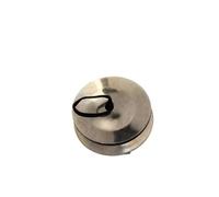 Platillos Profesionales De Batería En Platillo De 2 Piezas Fácil Sostener Accesorio Música Metal Percusión Manual Para Bailarines(Silver)