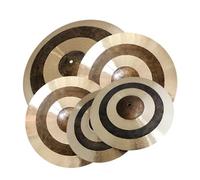 Platillos Profesionales Juego De Platillos De 5 Uds., Platillos De Paseo De 14 "Hi-Hat/16" Crash/18''Crash/20" Con Bolsa Para Platillos