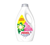 Ariel Platinum+ Detergente Líquido para Lavadora, 30 Lavados, Frescor Sensaciones con Toque de Lenor, Limpieza Mejorada en Ciclos más Fríos con la Exclusiva Tecnología de Limpieza en Frío