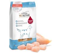 PLATINUM - Alimento para perros VETACTIVE Light de la carne de zumo, 5 kg de comida para perros seca, rica en nutrientes como Barf - especialmente sabroso alimento seco para perros - reduce la grasa y