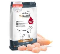PLATINUM - Alimento para perros VETACTIVE Senior de carne para jugo de carne - 5 kg de comida seca para perros rica en nutrientes como Barf - especialmente sabroso alimento seco para perros - reduce