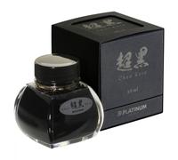 PLATINUM, botella de tinta - negro carbón CHOU Kuro (60 ml).