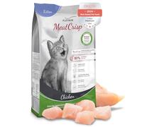 Platinum - Comida para Gatos MeatCrisp Kitten Chicken del secador de Carne Fresca - 1,5 kg de Comida para Gatos Seca con 83% de Carne Fresca - Alimento seco para Gatitos y Gatos jóvenes con mordedura