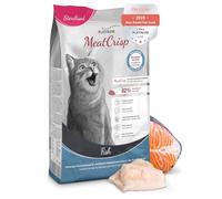 Platinum - Comida para Gatos MeatCrisp Sterilised Fish del secador de Carne Fresca - 1,5 kg de Comida para Gatos con 82% de Carne Fresca - Alimento seco para Gatos - Mordida crujiente - Contenido