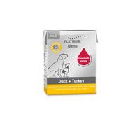 Platinum Menu Adult Duck and Turkey Caja para Perros 12 x 375 gr