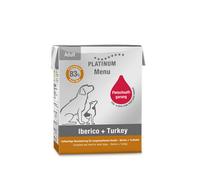 Platinum Menu Adult Iberico and Turkey Caja para Perros 12 x 375 gr